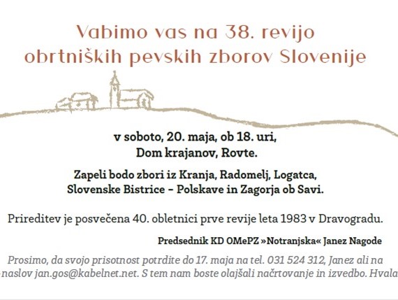 pevski zbori vabilo 2023